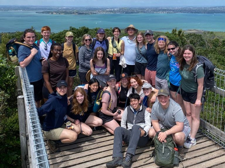 Global Engagement study tour to Rangitoto Island, New Zealand